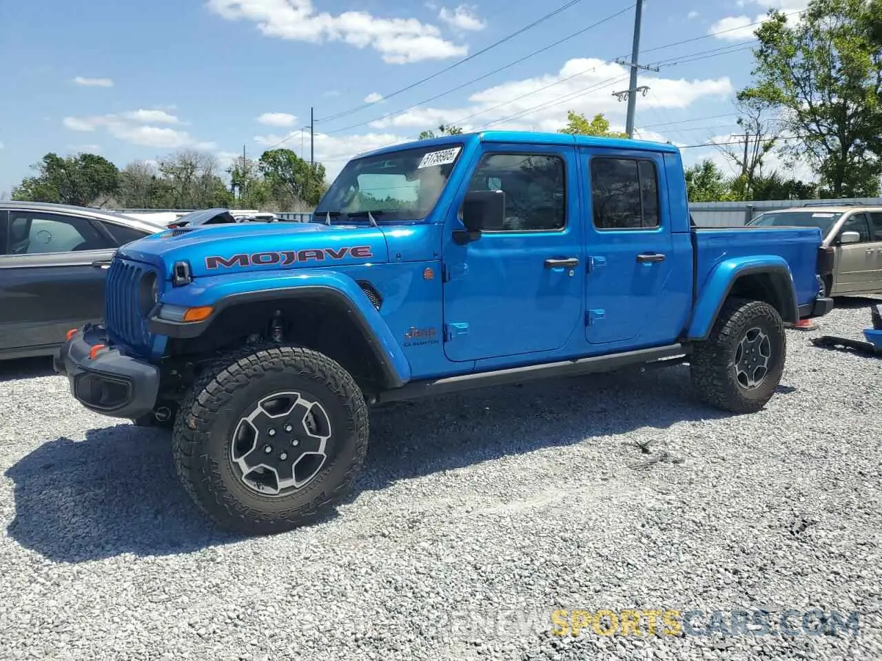 1 Photograph of a damaged car 1C6JJTEG2NL172679 JEEP GLADIATOR 2022