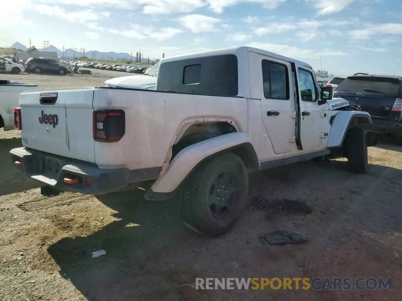 3 Photograph of a damaged car 1C6JJTEG7NL172208 JEEP GLADIATOR 2022