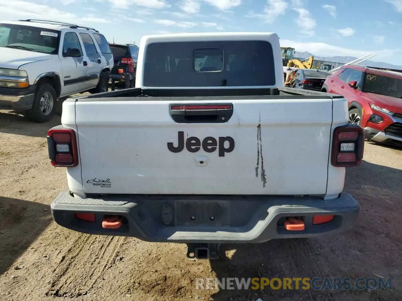 6 Photograph of a damaged car 1C6JJTEG7NL172208 JEEP GLADIATOR 2022