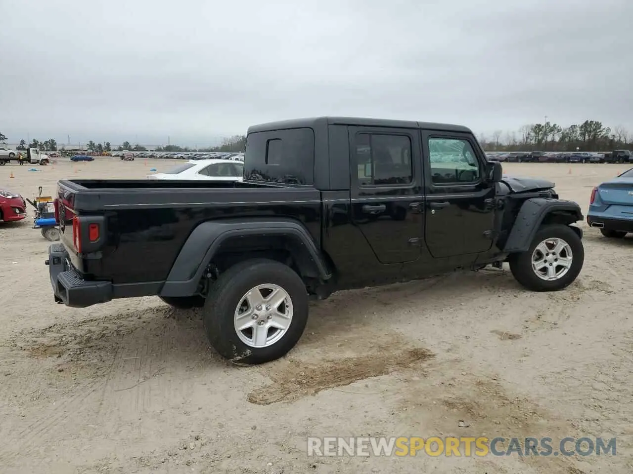 3 Photograph of a damaged car 1C6HJTAG1PL500603 JEEP GLADIATOR 2023
