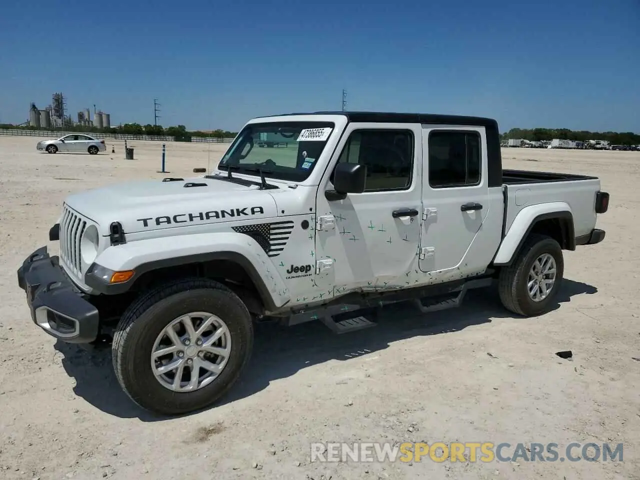 1 Photograph of a damaged car 1C6HJTAG1PL585720 JEEP GLADIATOR 2023