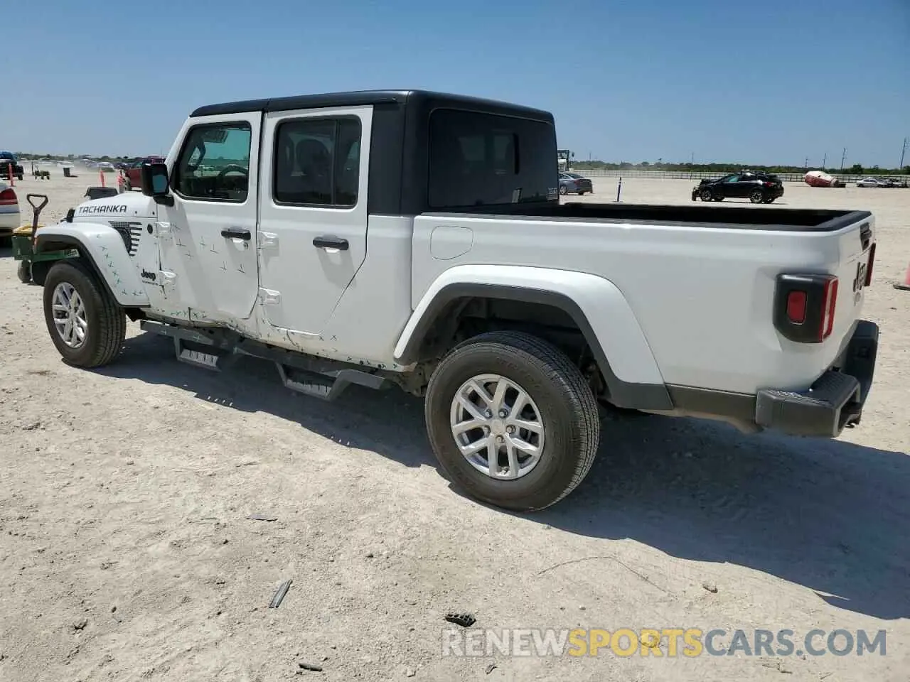 2 Photograph of a damaged car 1C6HJTAG1PL585720 JEEP GLADIATOR 2023