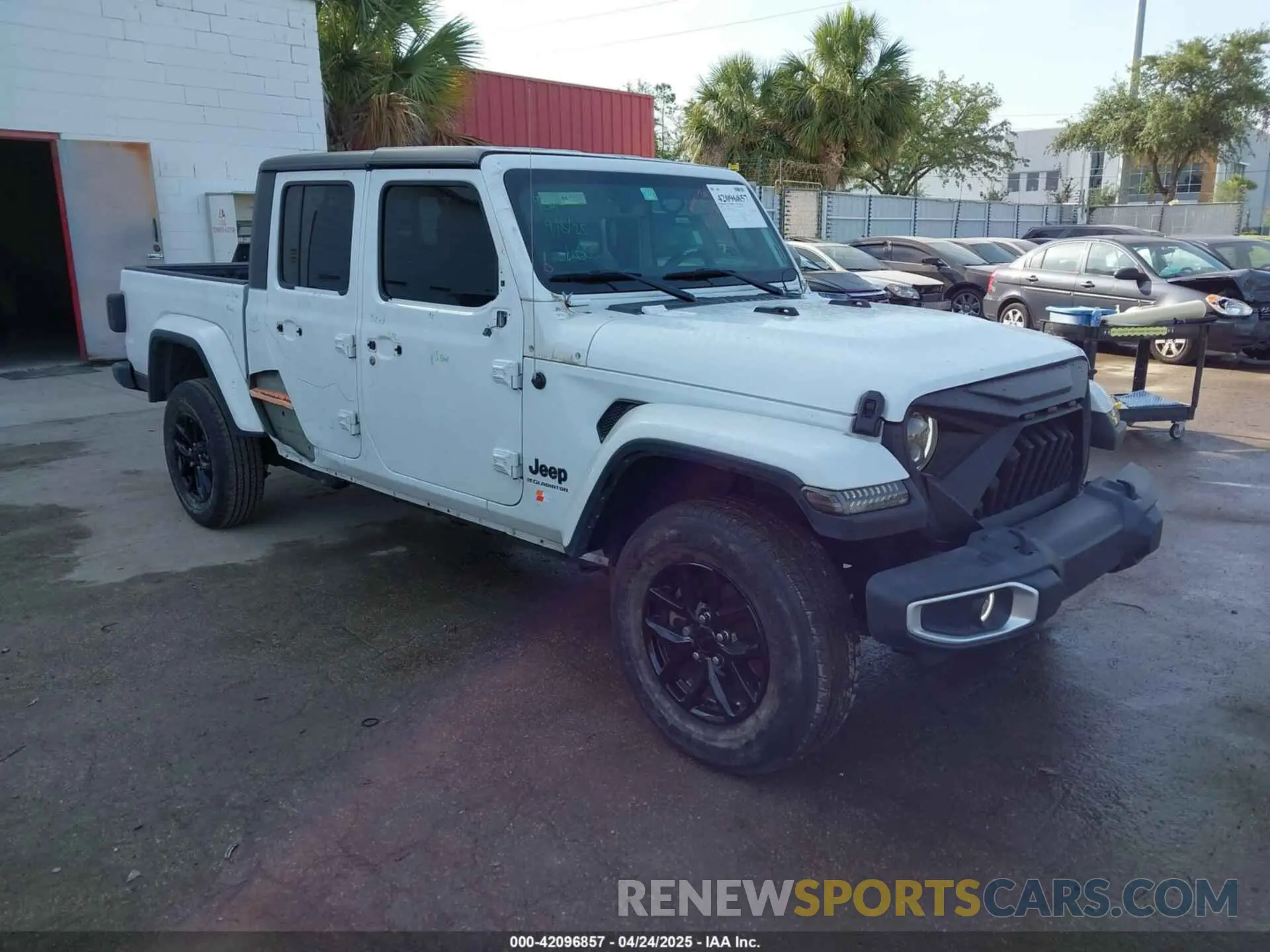 1 Photograph of a damaged car 1C6HJTAG2PL504790 JEEP GLADIATOR 2023