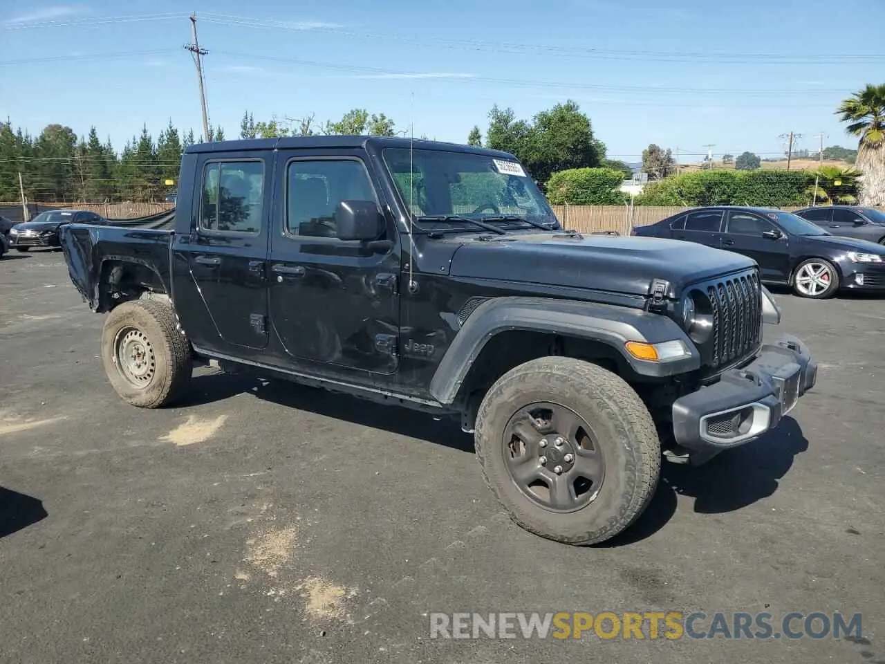 4 Photograph of a damaged car 1C6HJTAG3PL530833 JEEP GLADIATOR 2023