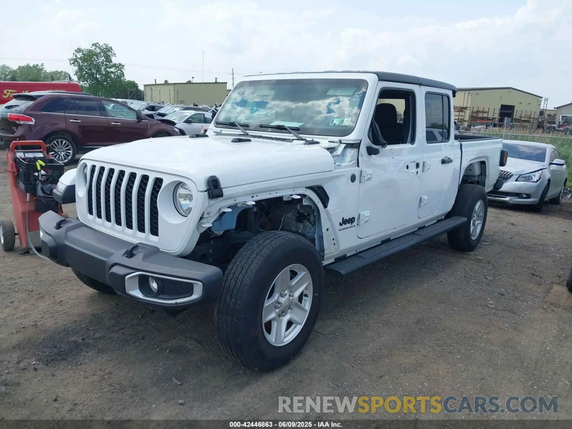 2 Фотография поврежденного автомобиля 1C6HJTAG3PL532694 JEEP GLADIATOR 2023
