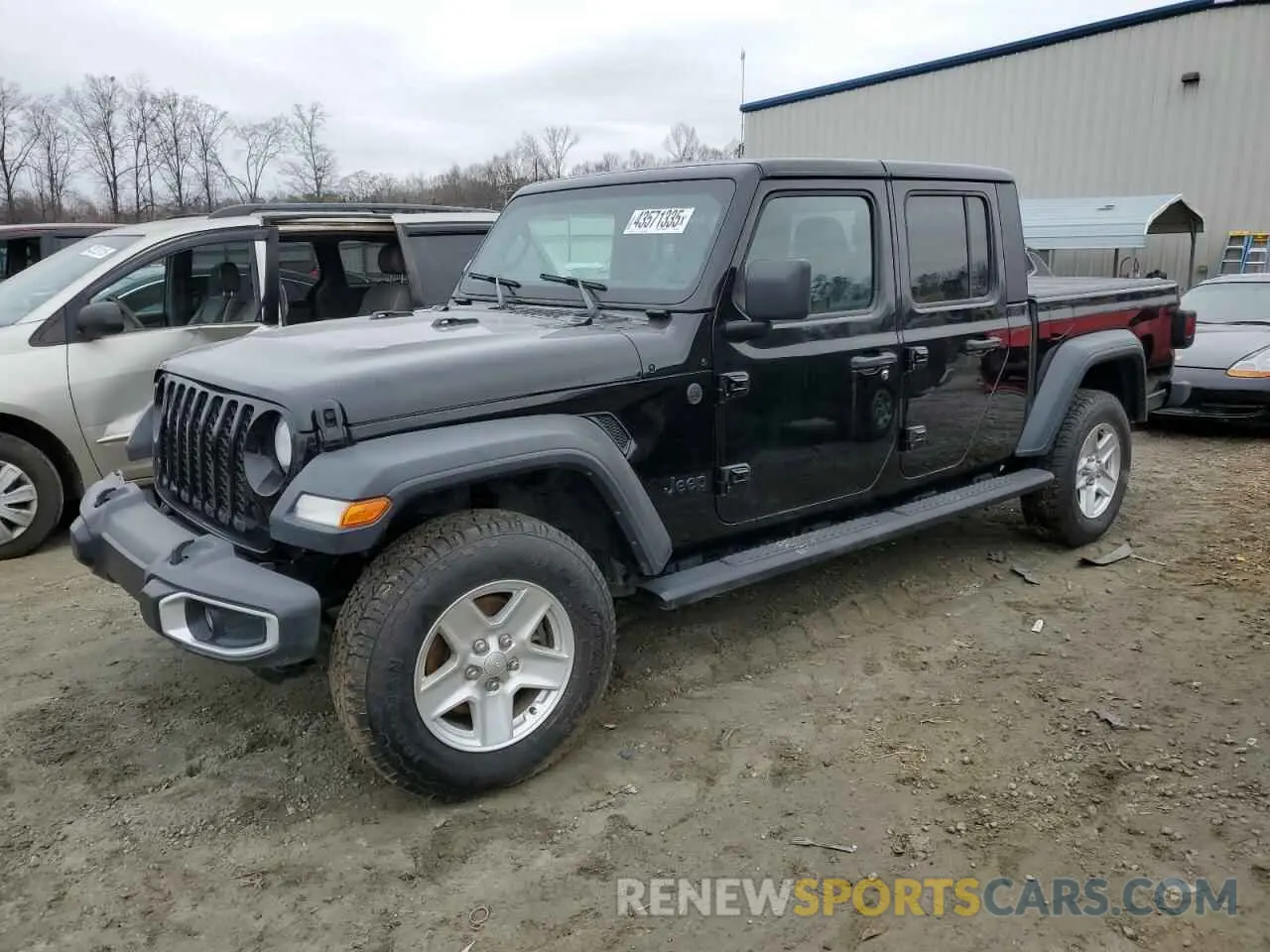 1 Photograph of a damaged car 1C6HJTAG3PL537331 JEEP GLADIATOR 2023