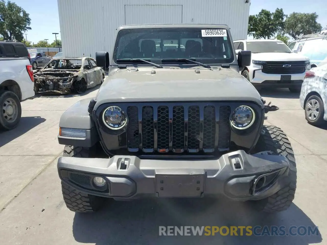 5 Фотография поврежденного автомобиля 1C6HJTAG3PL552959 JEEP GLADIATOR 2023