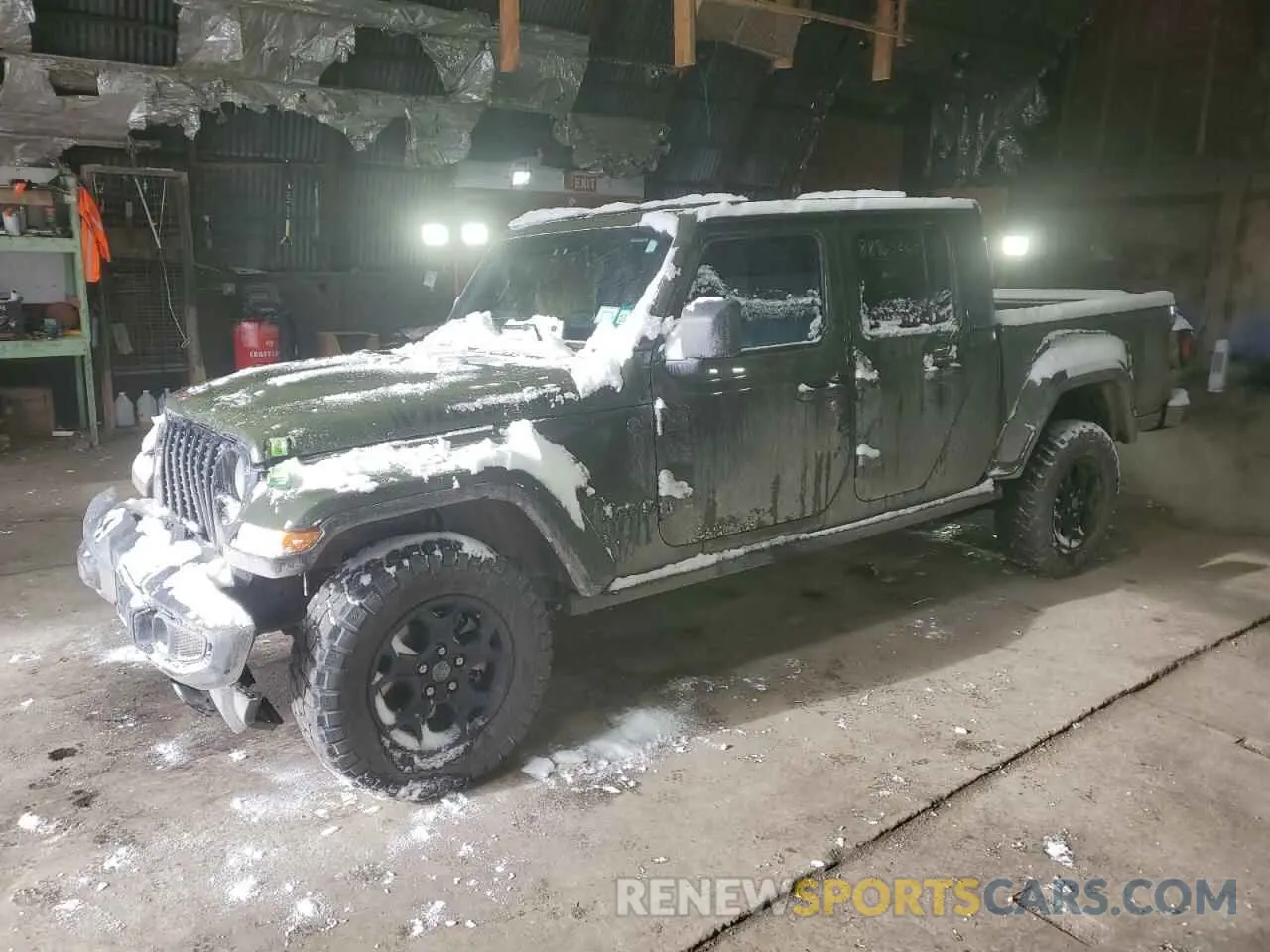 1 Photograph of a damaged car 1C6HJTAG3PL555098 JEEP GLADIATOR 2023