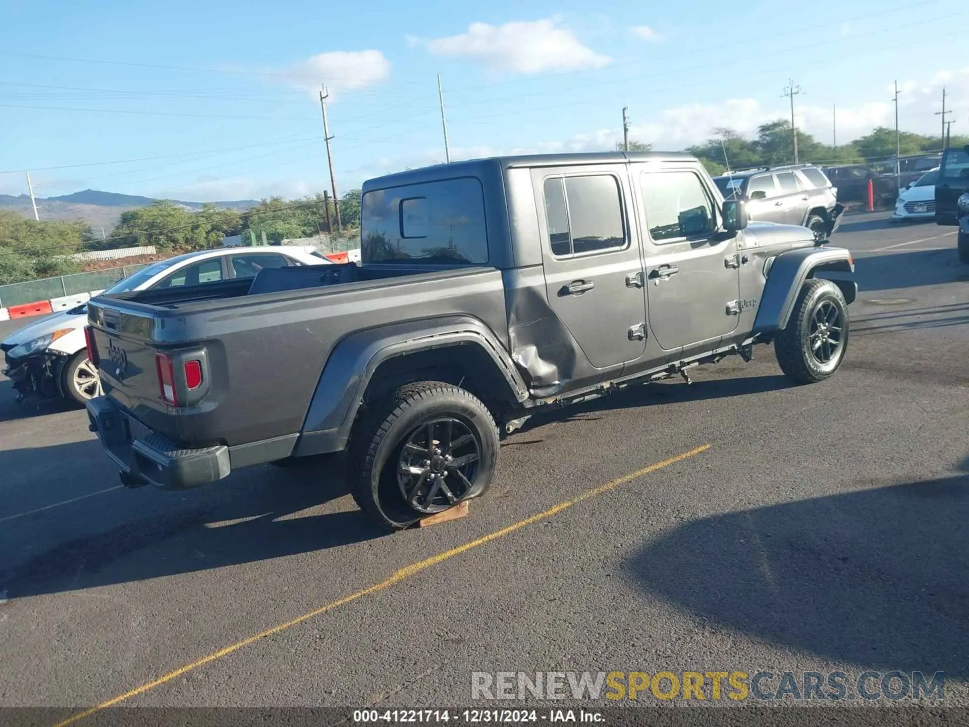 4 Фотография поврежденного автомобиля 1C6HJTAG4PL507092 JEEP GLADIATOR 2023