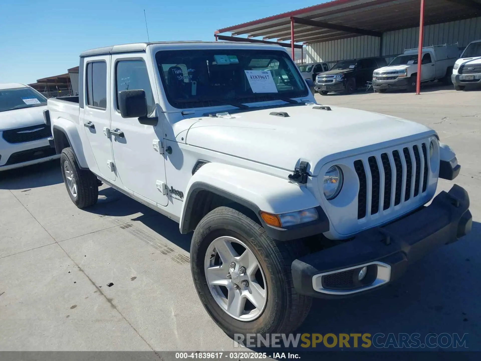 1 Photograph of a damaged car 1C6HJTAG4PL528590 JEEP GLADIATOR 2023