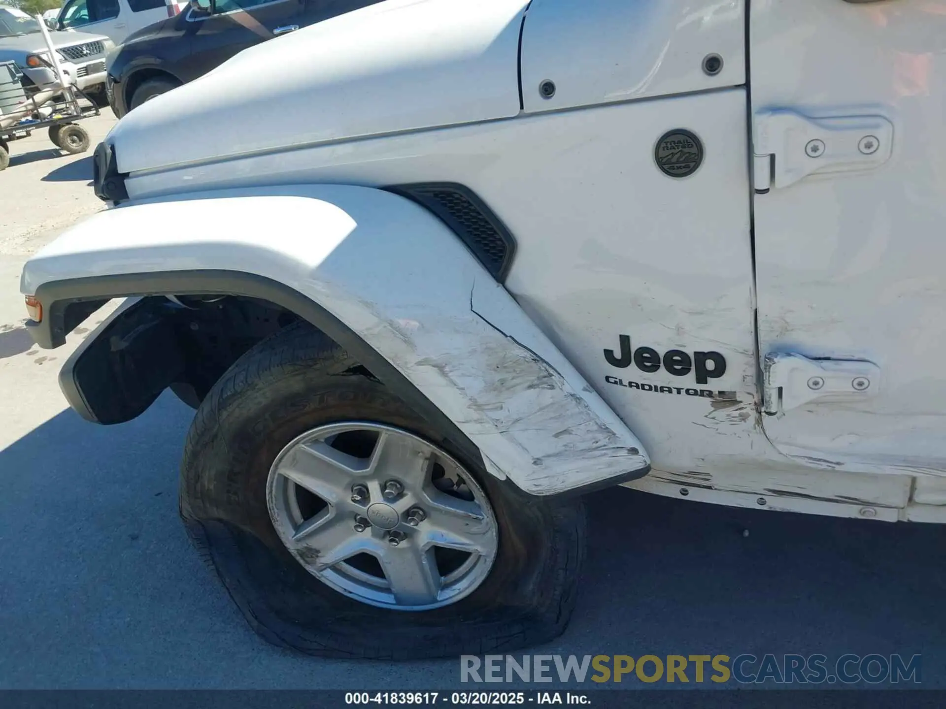 6 Photograph of a damaged car 1C6HJTAG4PL528590 JEEP GLADIATOR 2023