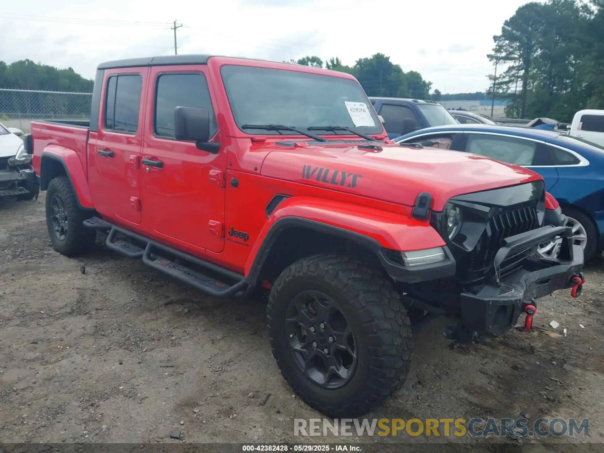 1 Photograph of a damaged car 1C6HJTAG4PL544871 JEEP GLADIATOR 2023