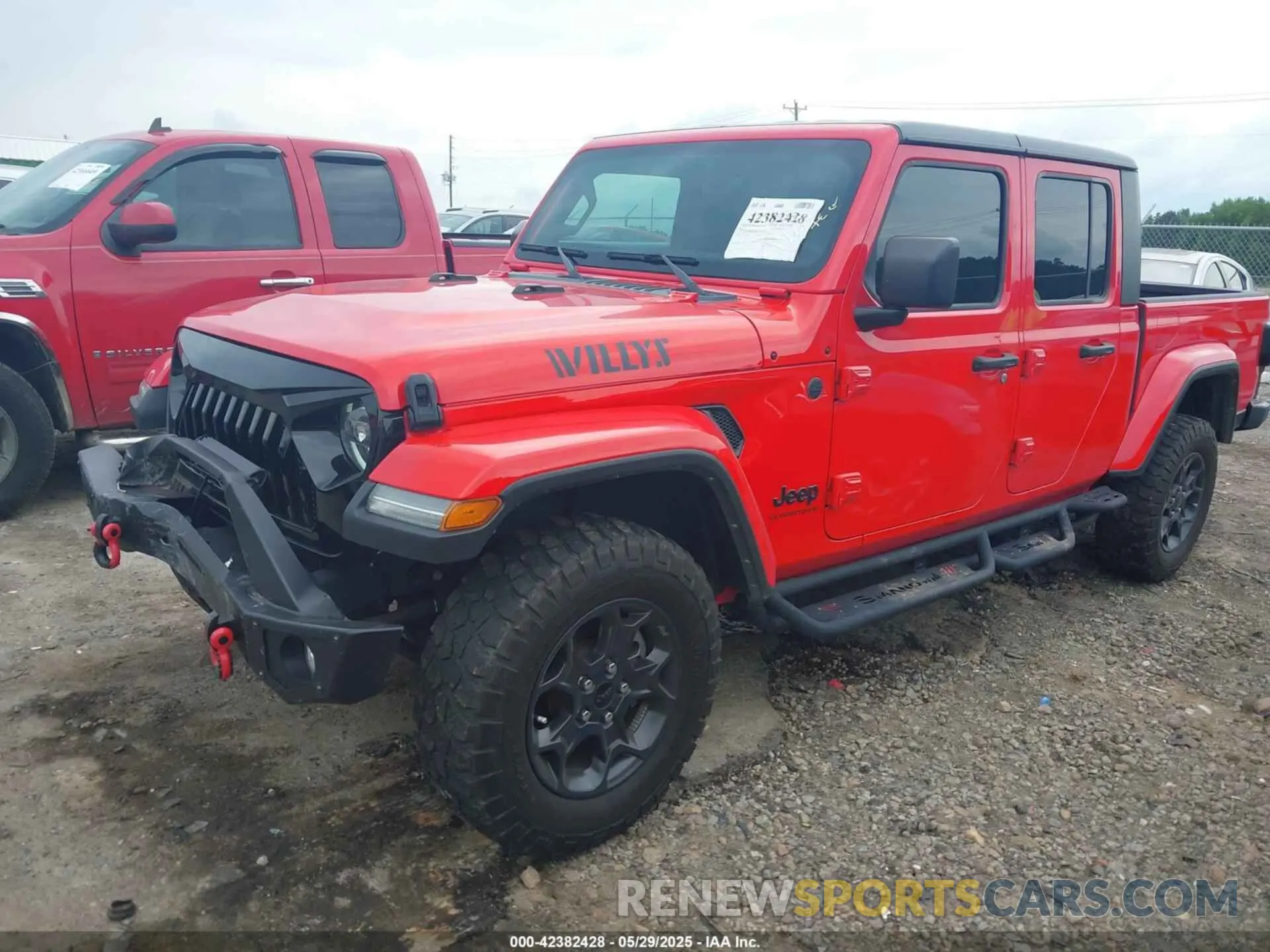 2 Photograph of a damaged car 1C6HJTAG4PL544871 JEEP GLADIATOR 2023