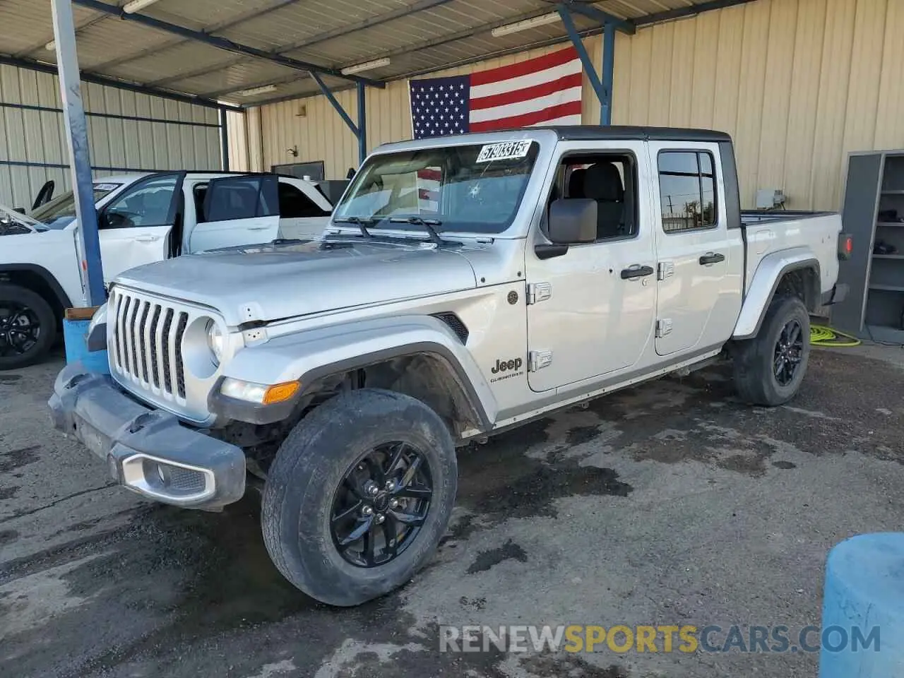 1 Photograph of a damaged car 1C6HJTAG6PL506946 JEEP GLADIATOR 2023