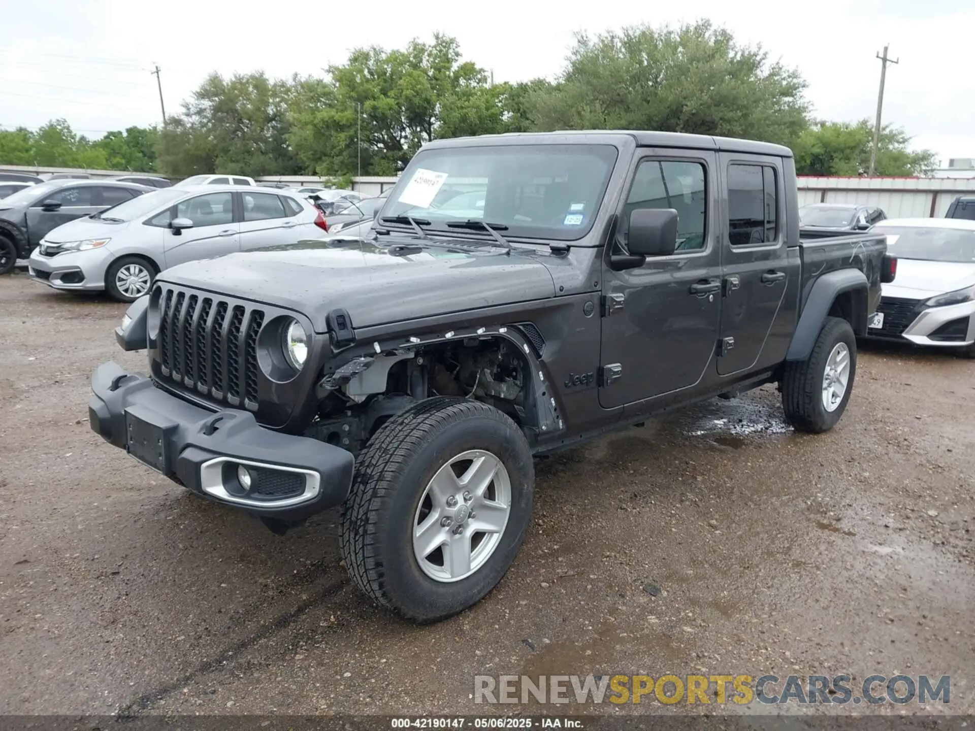 2 Photograph of a damaged car 1C6HJTAG6PL524105 JEEP GLADIATOR 2023