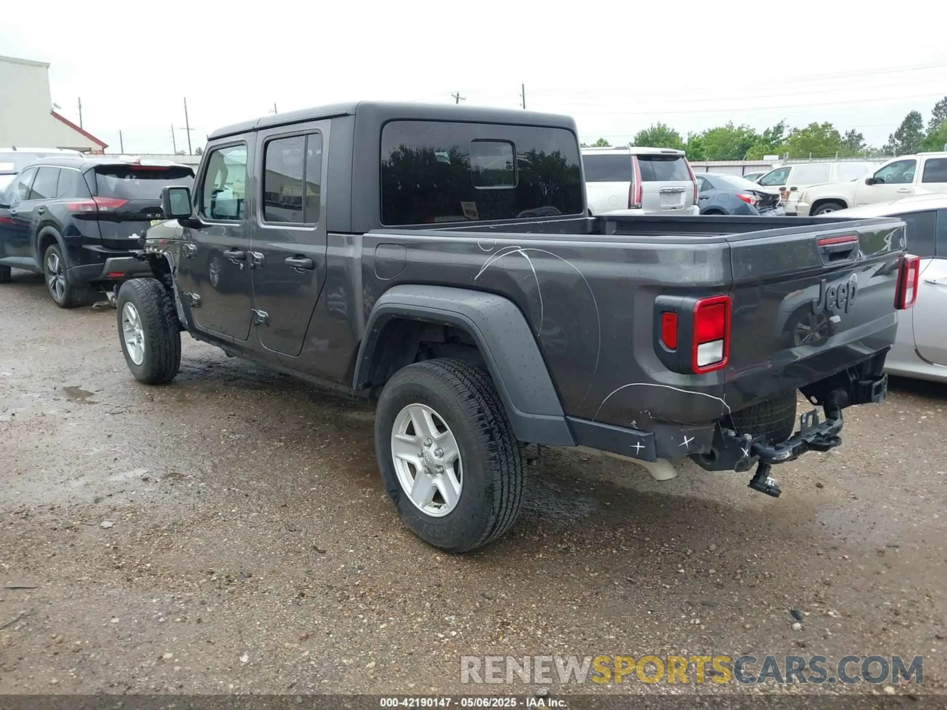 3 Photograph of a damaged car 1C6HJTAG6PL524105 JEEP GLADIATOR 2023