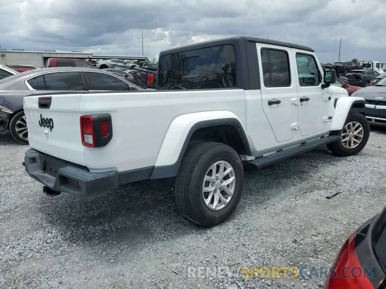 3 Photograph of a damaged car 1C6HJTAG6PL535119 JEEP GLADIATOR 2023