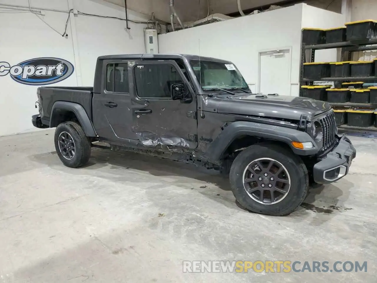 4 Фотография поврежденного автомобиля 1C6HJTAG6PL584627 JEEP GLADIATOR 2023