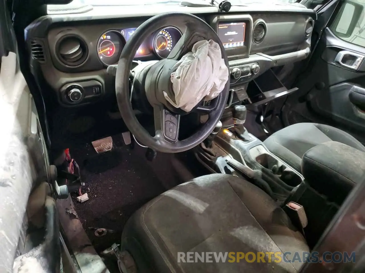 8 Фотография поврежденного автомобиля 1C6HJTAG6PL584627 JEEP GLADIATOR 2023