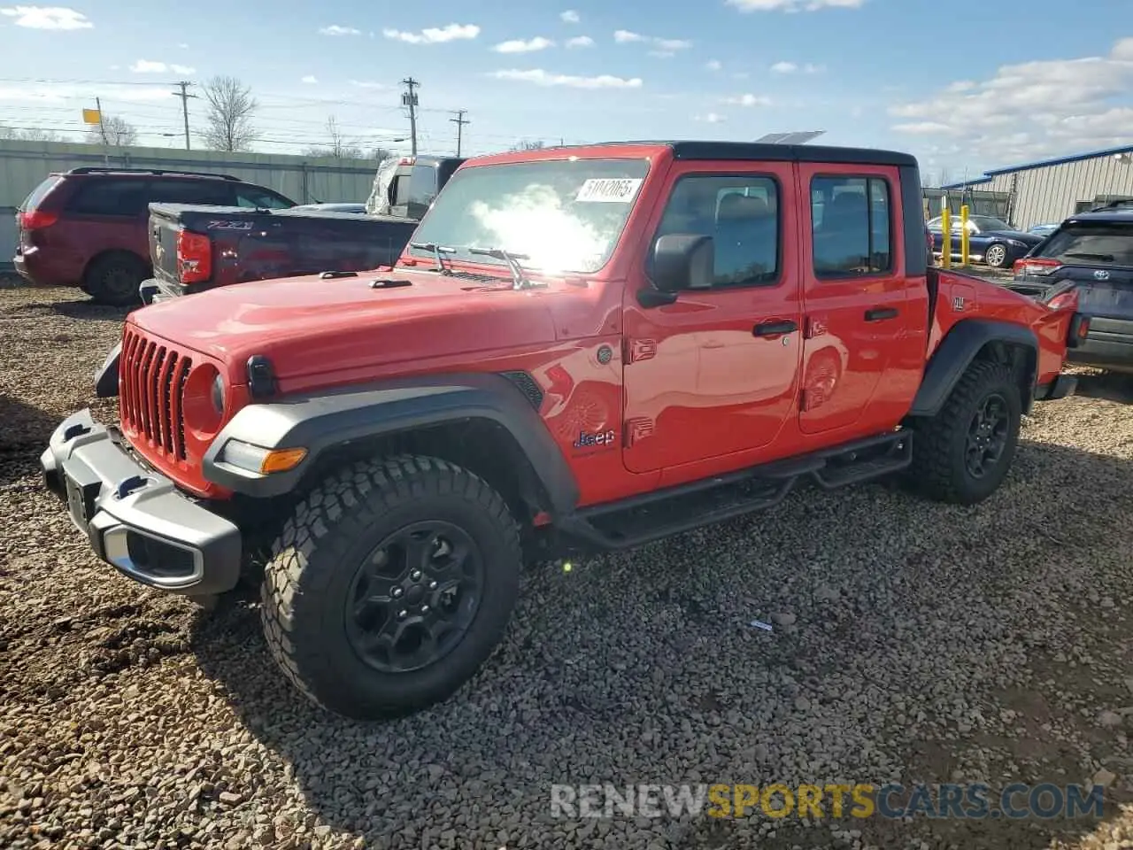 1 Фотография поврежденного автомобиля 1C6HJTAG7PL556318 JEEP GLADIATOR 2023