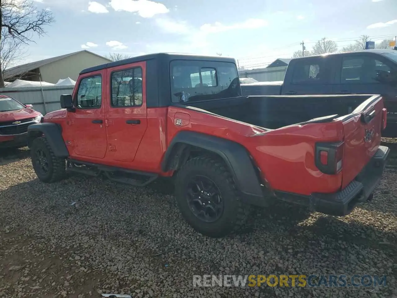 2 Фотография поврежденного автомобиля 1C6HJTAG7PL556318 JEEP GLADIATOR 2023