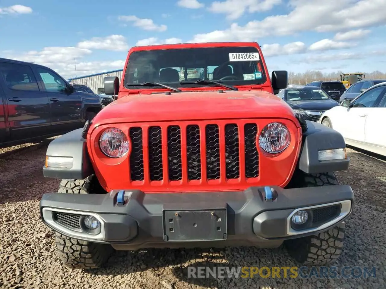 5 Фотография поврежденного автомобиля 1C6HJTAG7PL556318 JEEP GLADIATOR 2023