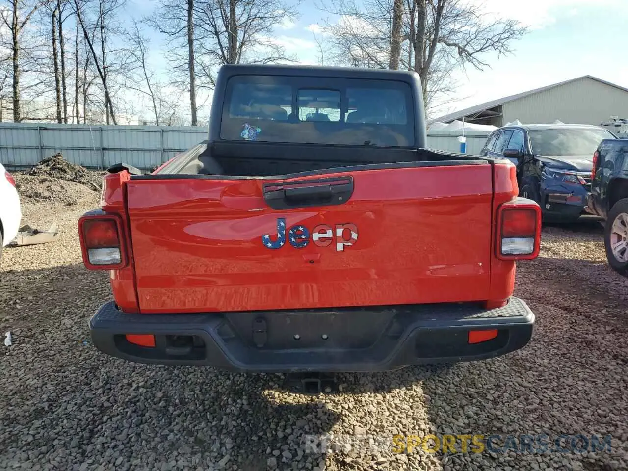 6 Фотография поврежденного автомобиля 1C6HJTAG7PL556318 JEEP GLADIATOR 2023