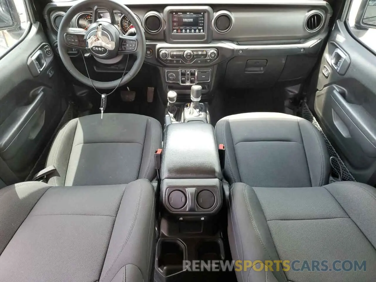 8 Фотография поврежденного автомобиля 1C6HJTAG9PL525183 JEEP GLADIATOR 2023