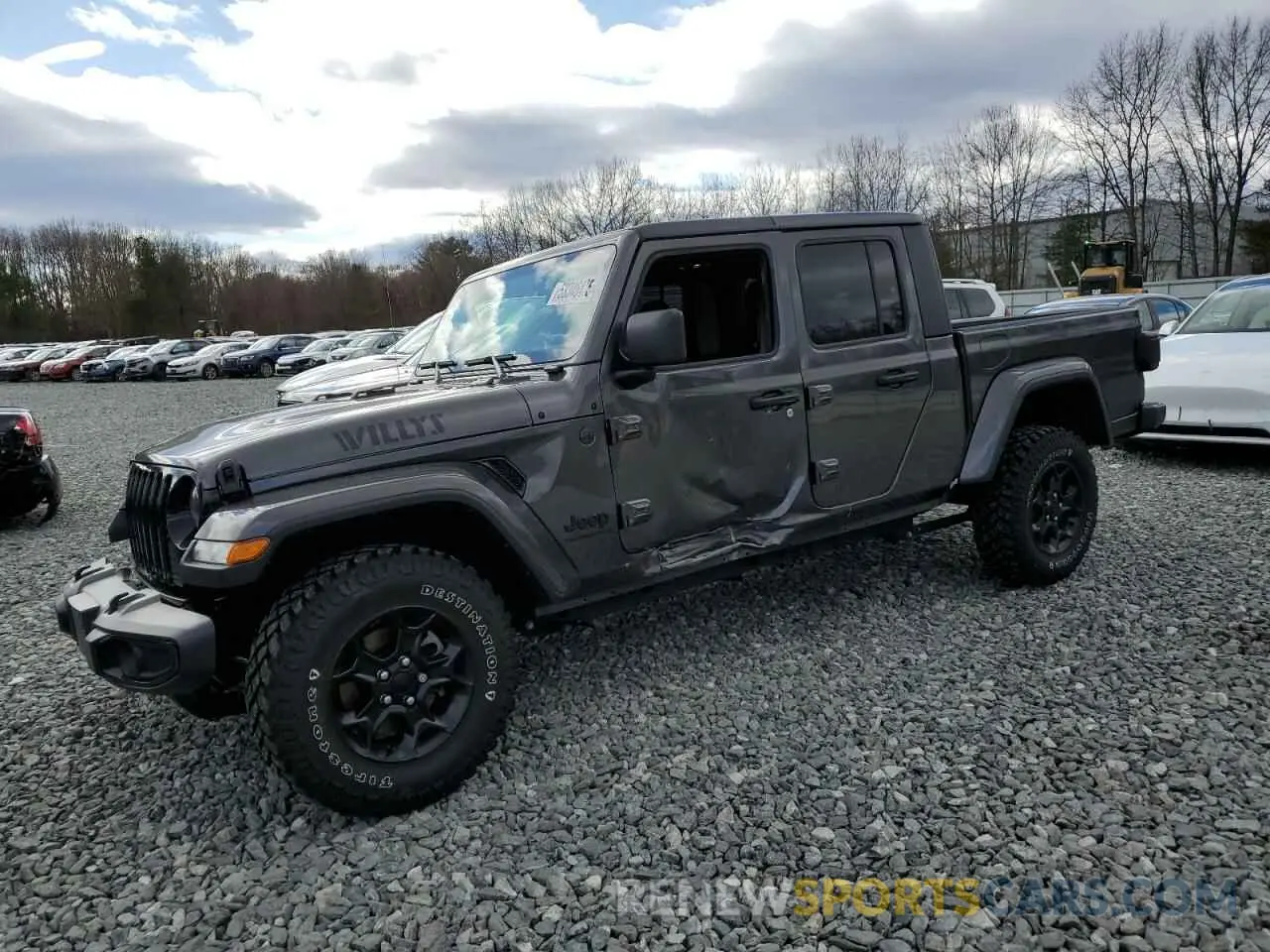 1 Photograph of a damaged car 1C6HJTAG9PL572388 JEEP GLADIATOR 2023
