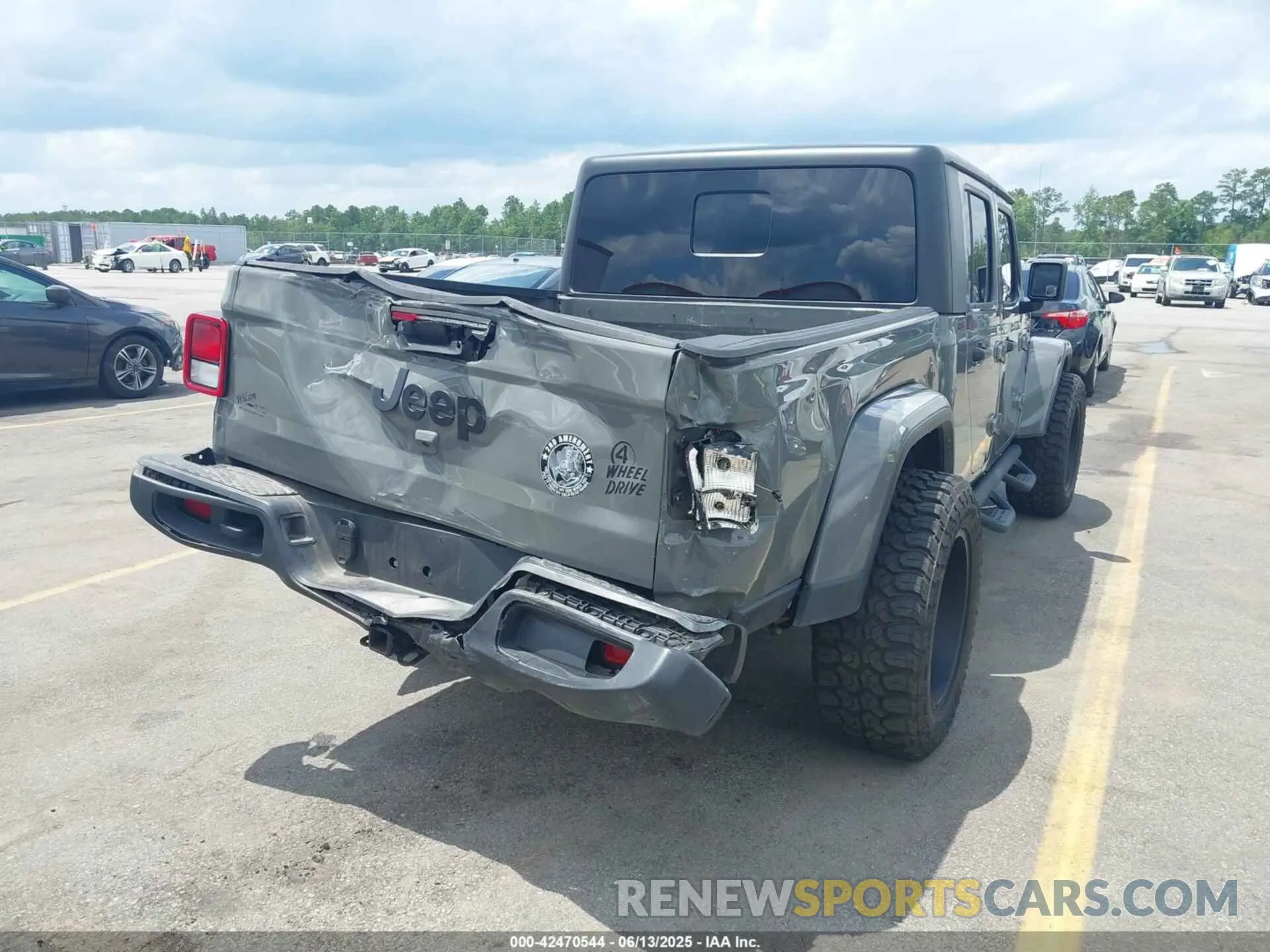 6 Фотография поврежденного автомобиля 1C6HJTAGXPL531557 JEEP GLADIATOR 2023