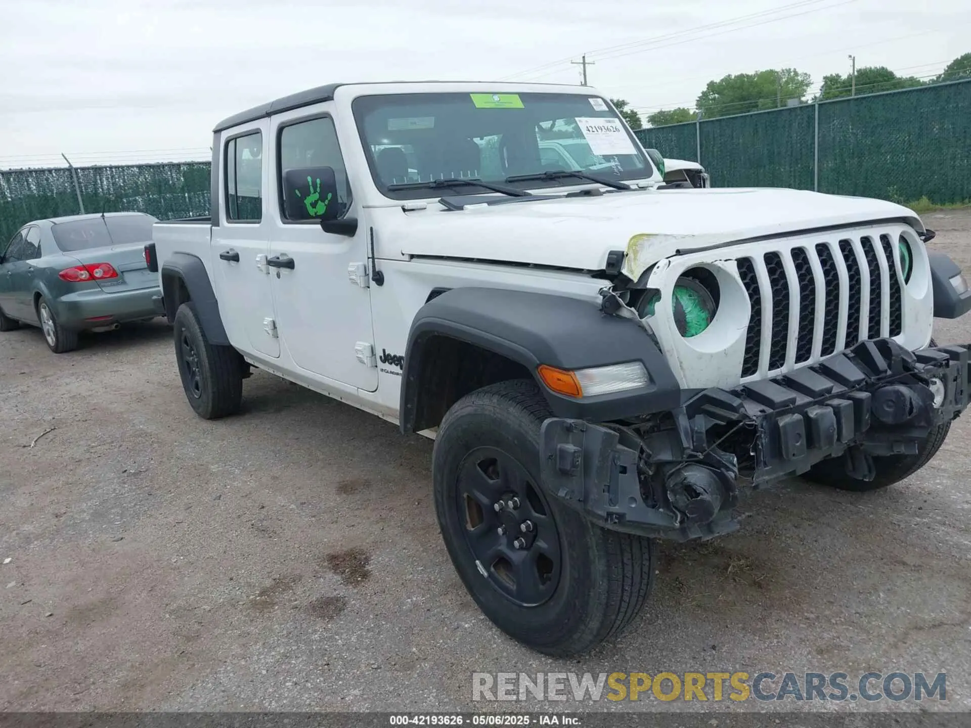 1 Photograph of a damaged car 1C6HJTAGXPL565529 JEEP GLADIATOR 2023