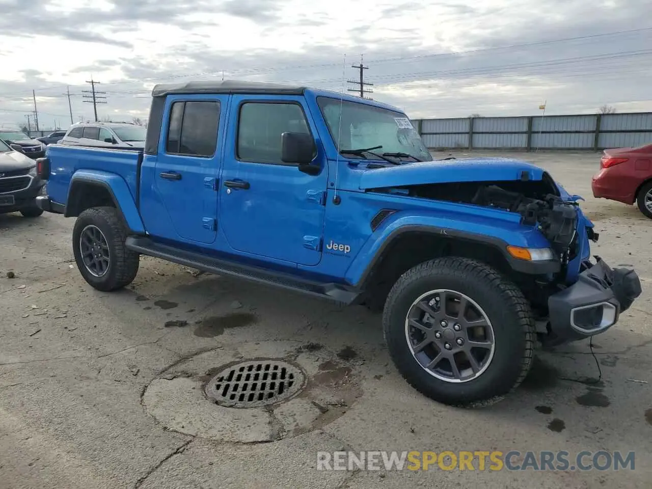 4 Фотография поврежденного автомобиля 1C6HJTFG1PL515353 JEEP GLADIATOR 2023