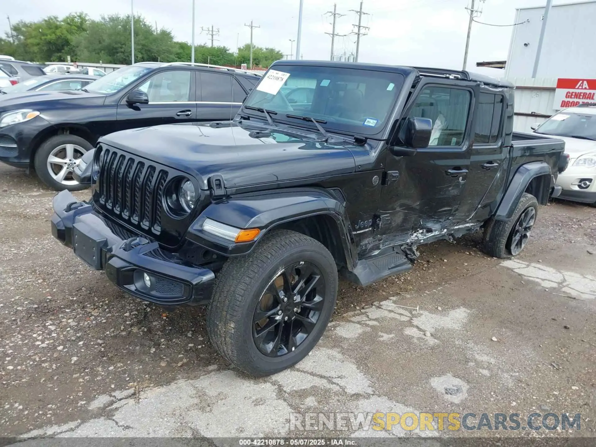 2 Photograph of a damaged car 1C6HJTFG6PL555153 JEEP GLADIATOR 2023