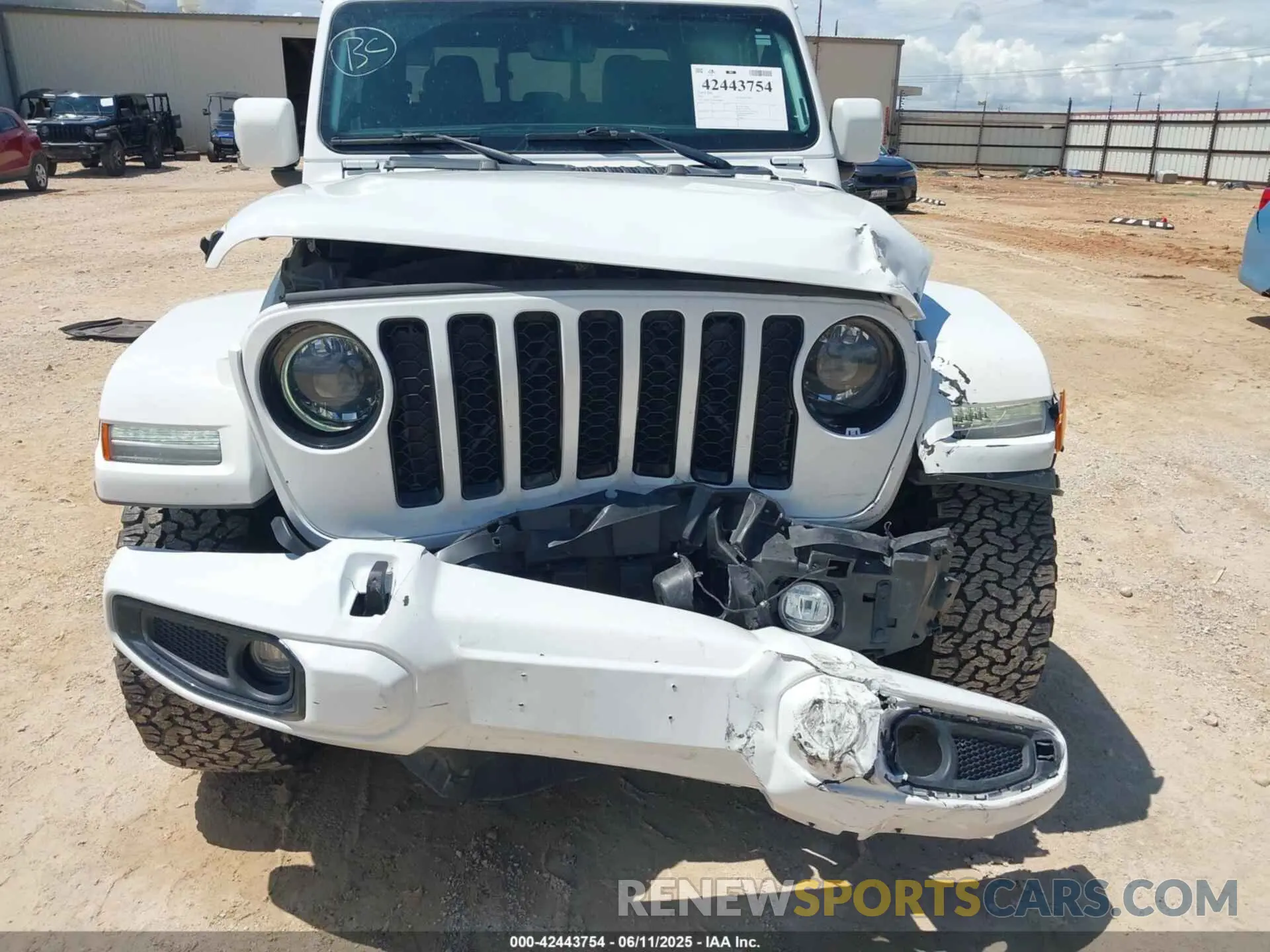 6 Photograph of a damaged car 1C6HJTFG7PL579008 JEEP GLADIATOR 2023