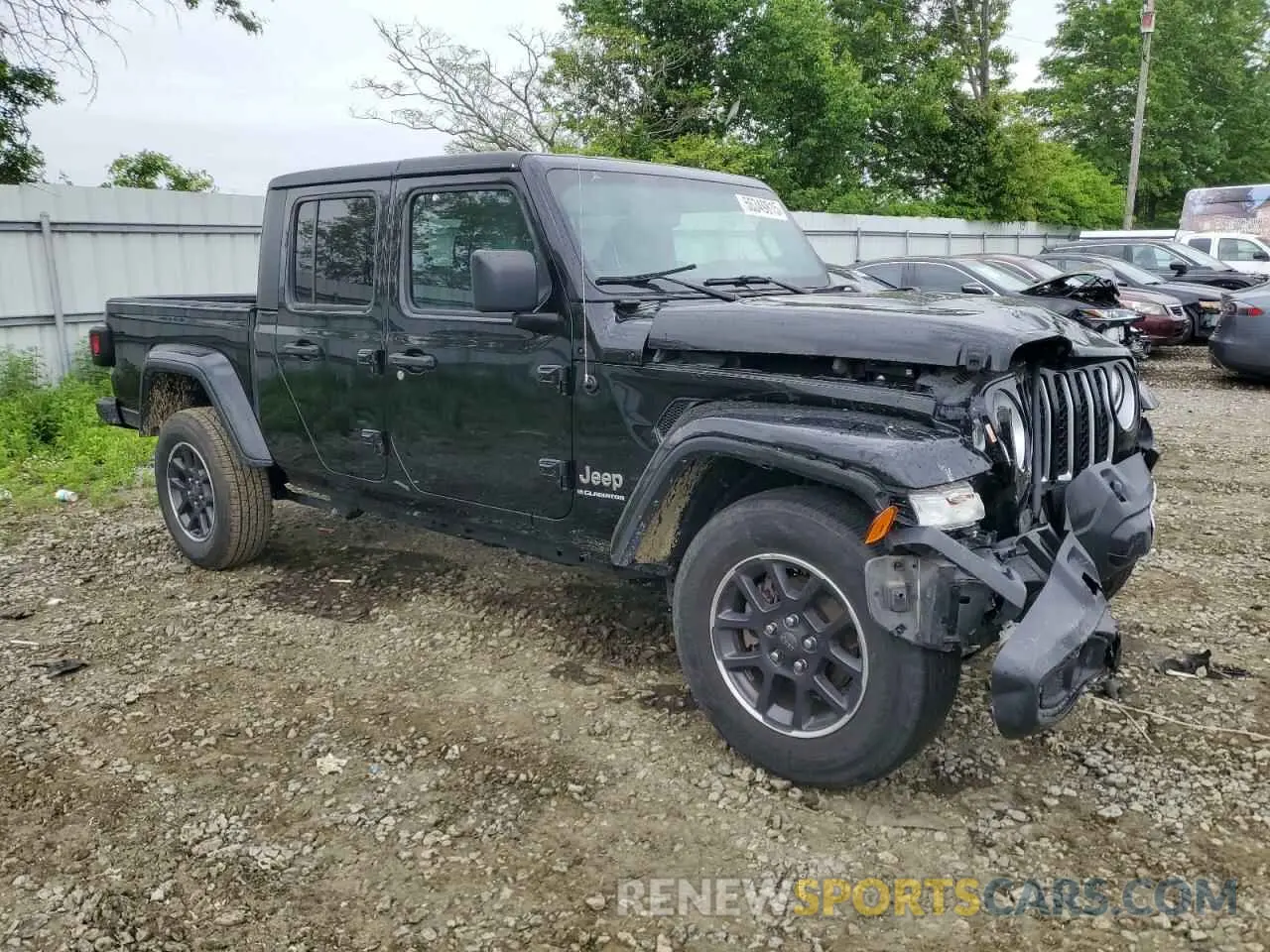 4 Photograph of a damaged car 1C6HJTFG8PL535471 JEEP GLADIATOR 2023