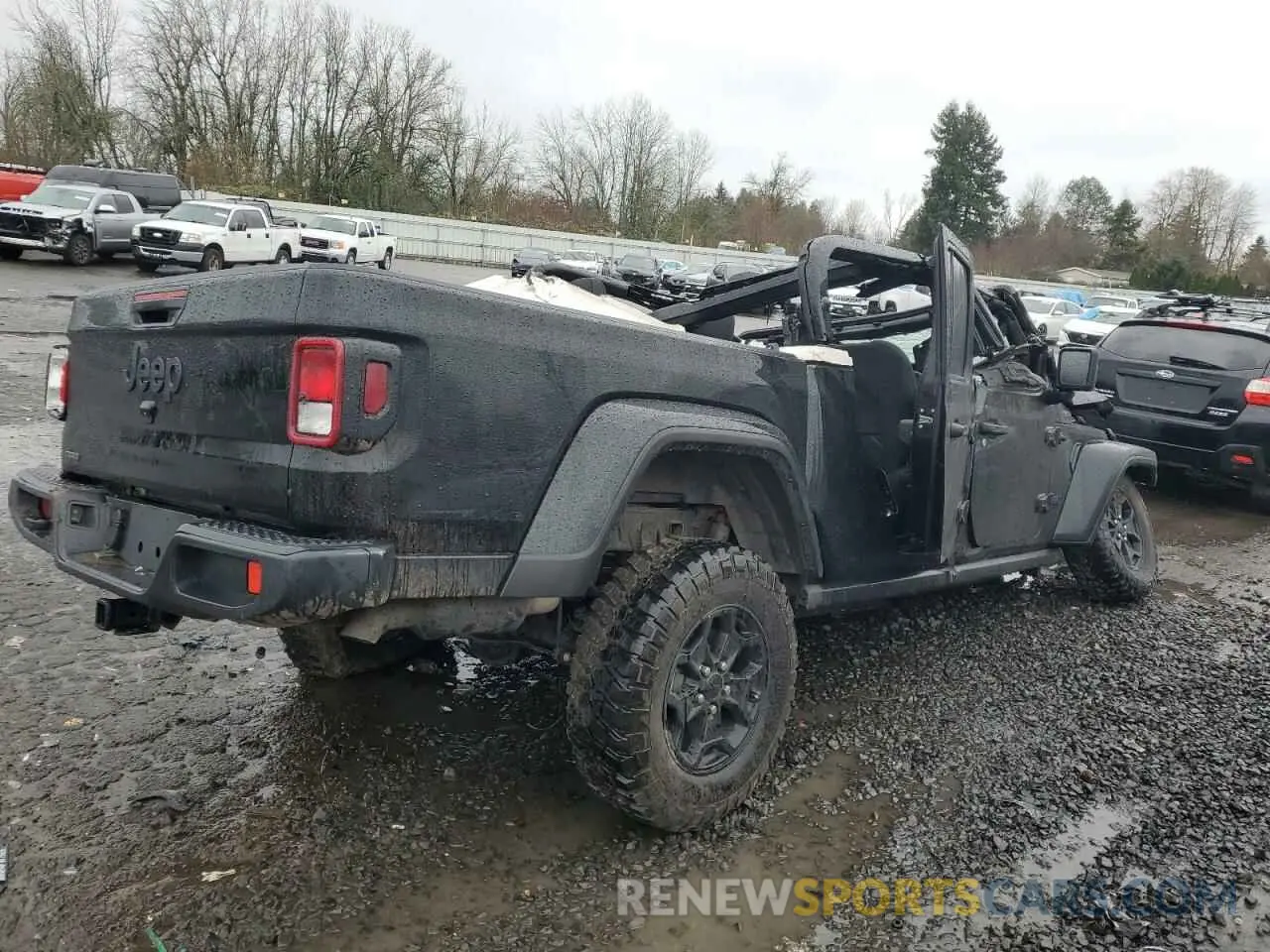 3 Фотография поврежденного автомобиля 1C6JJTAM1PL509308 JEEP GLADIATOR 2023