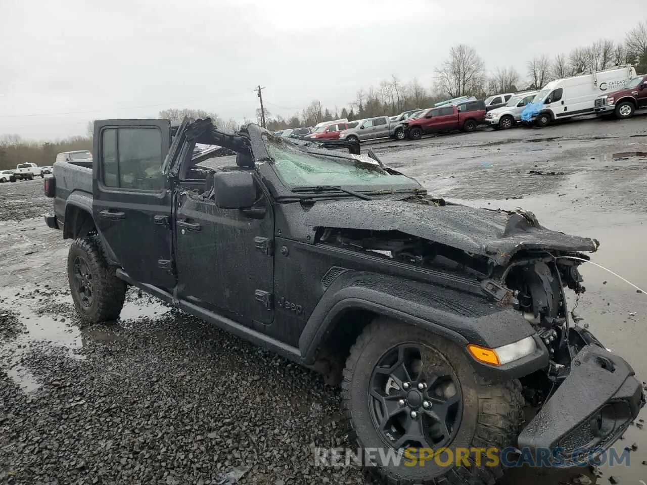 4 Фотография поврежденного автомобиля 1C6JJTAM1PL509308 JEEP GLADIATOR 2023