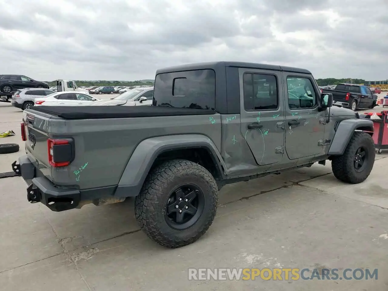 3 Фотография поврежденного автомобиля 1C6JJTAM8PL520595 JEEP GLADIATOR 2023