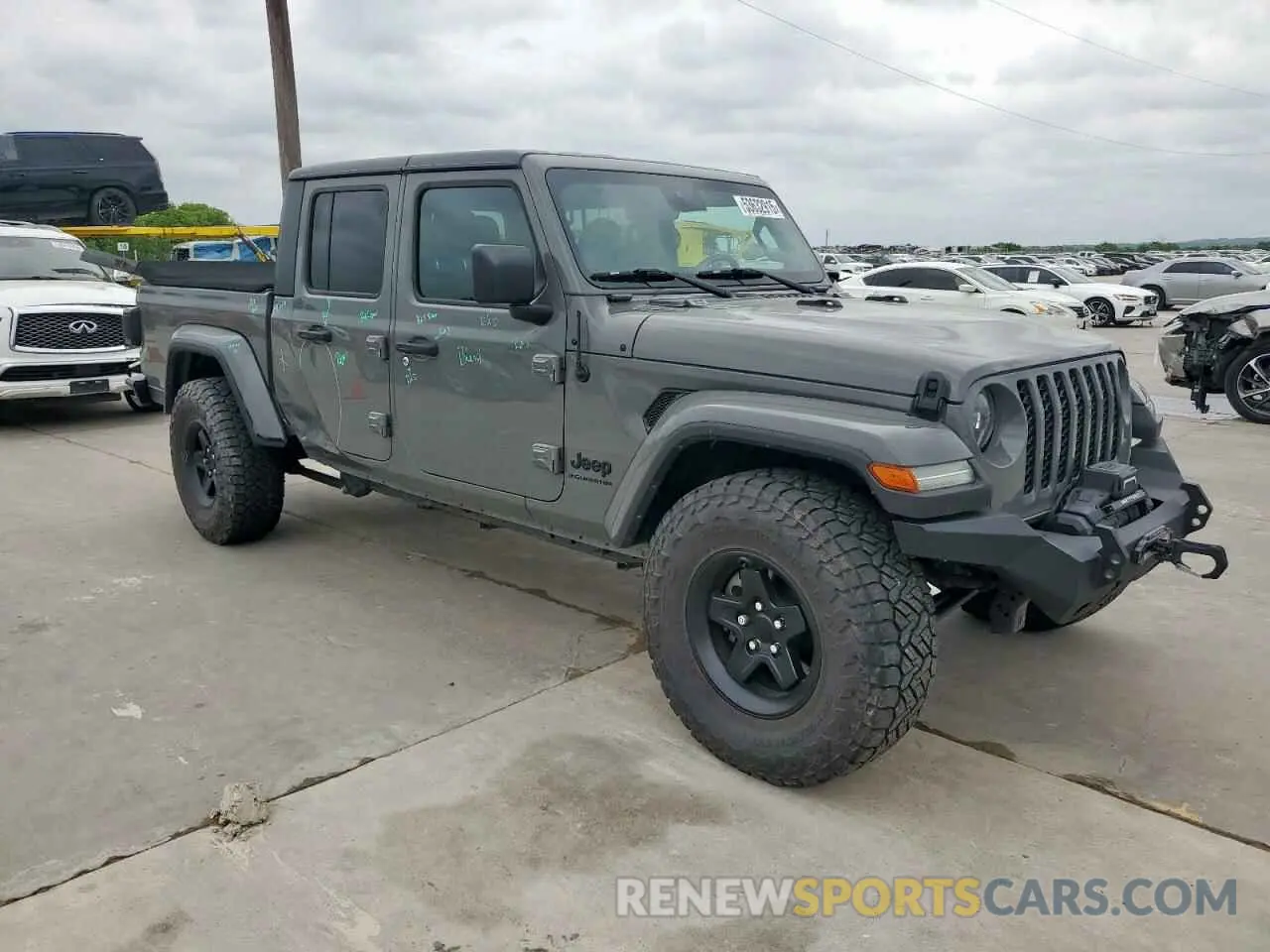 4 Фотография поврежденного автомобиля 1C6JJTAM8PL520595 JEEP GLADIATOR 2023