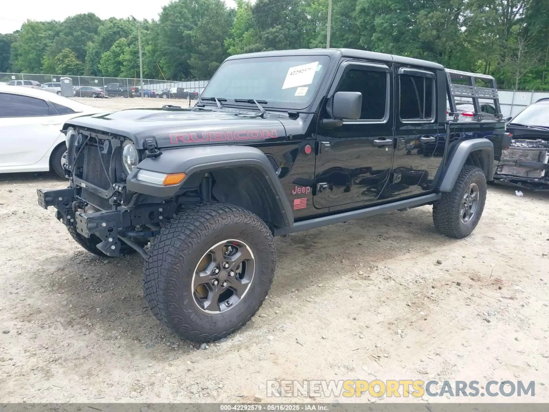 2 Photograph of a damaged car 1C6JJTBG2PL572717 JEEP GLADIATOR 2023
