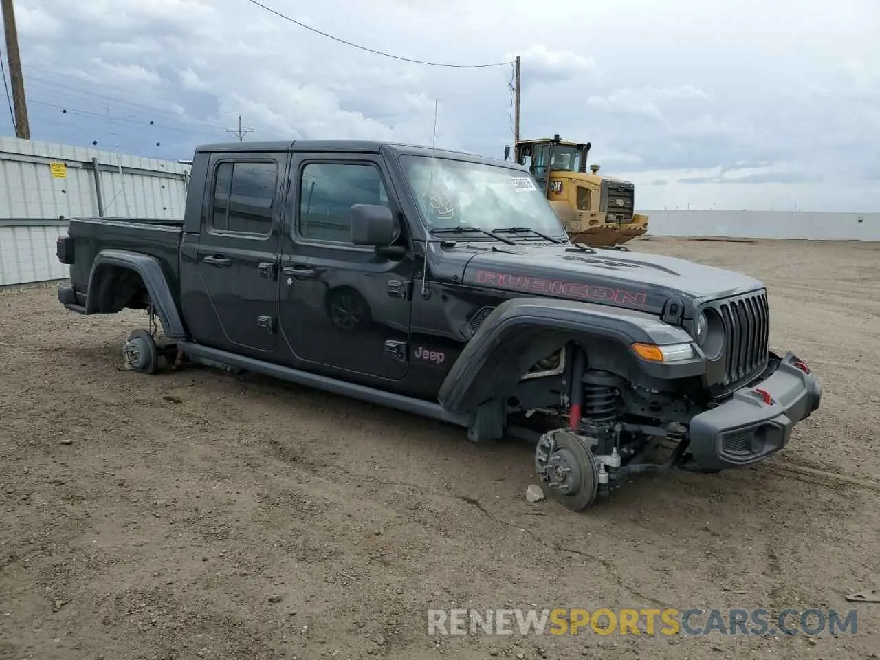 4 Photograph of a damaged car 1C6JJTBG7PL573197 JEEP GLADIATOR 2023