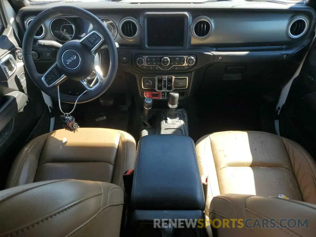 8 Фотография поврежденного автомобиля 1C6JJTBG9PL546437 JEEP GLADIATOR 2023