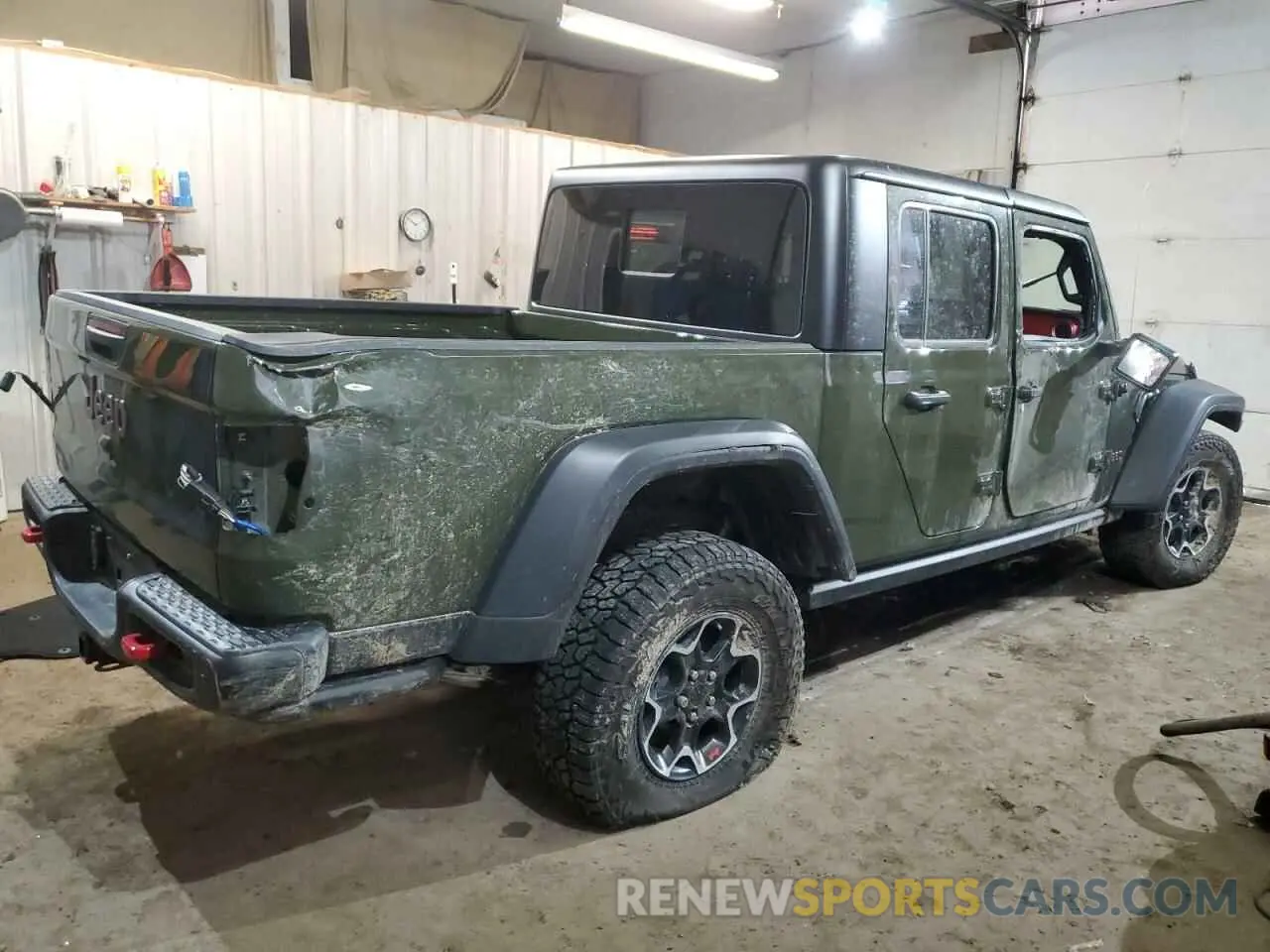 3 Photograph of a damaged car 1C6JJTBG9PL568552 JEEP GLADIATOR 2023