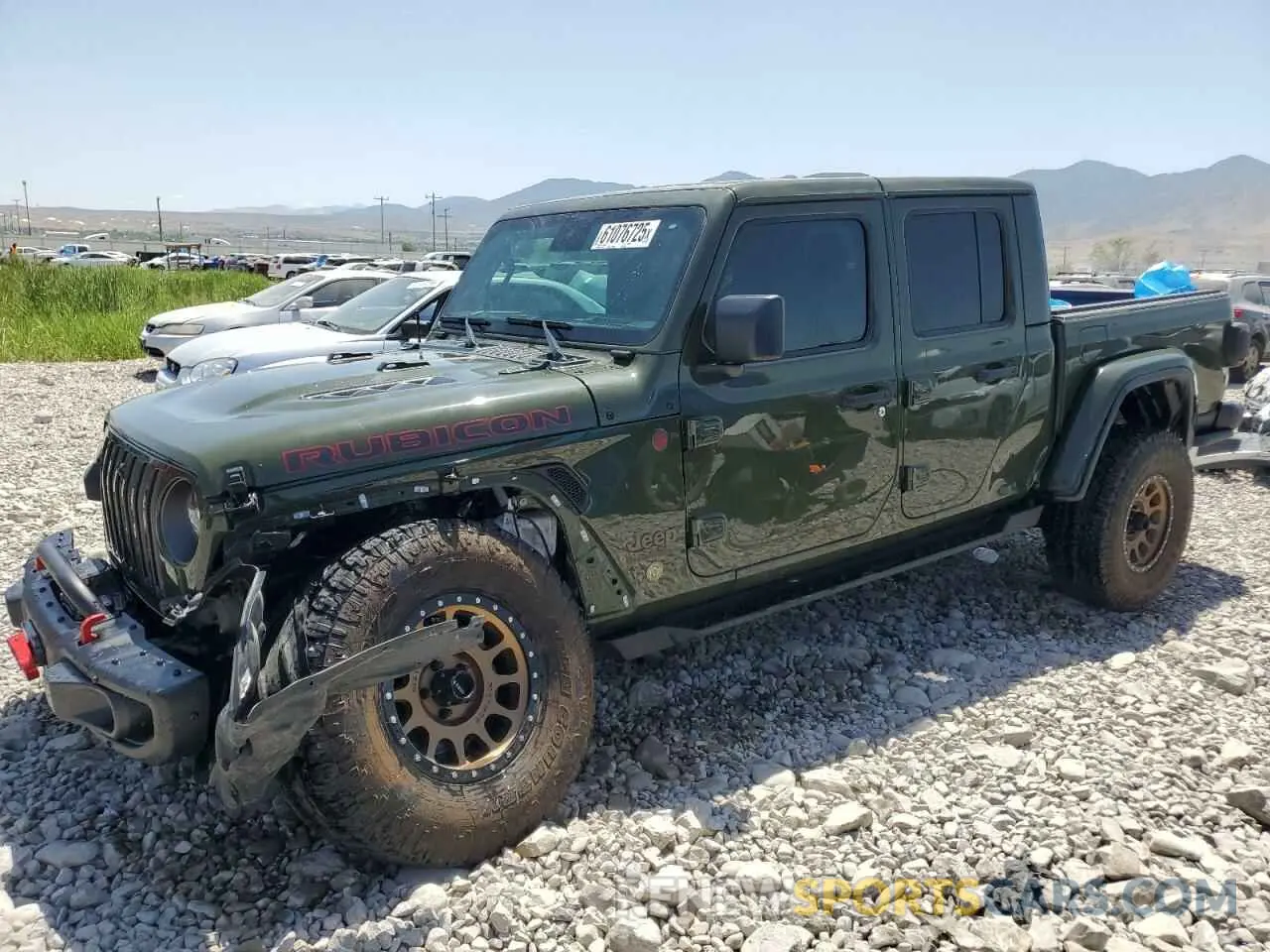 1 Photograph of a damaged car 1C6JJTBM8PL515539 JEEP GLADIATOR 2023