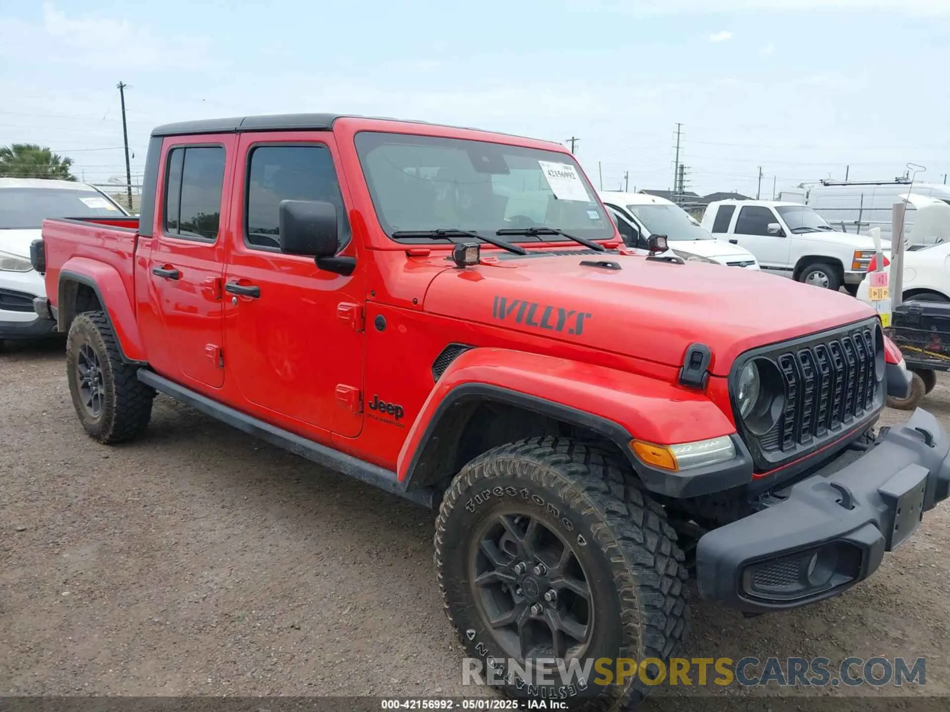 1 Photograph of a damaged car 1C6HJTAG5RL101616 JEEP GLADIATOR 2024
