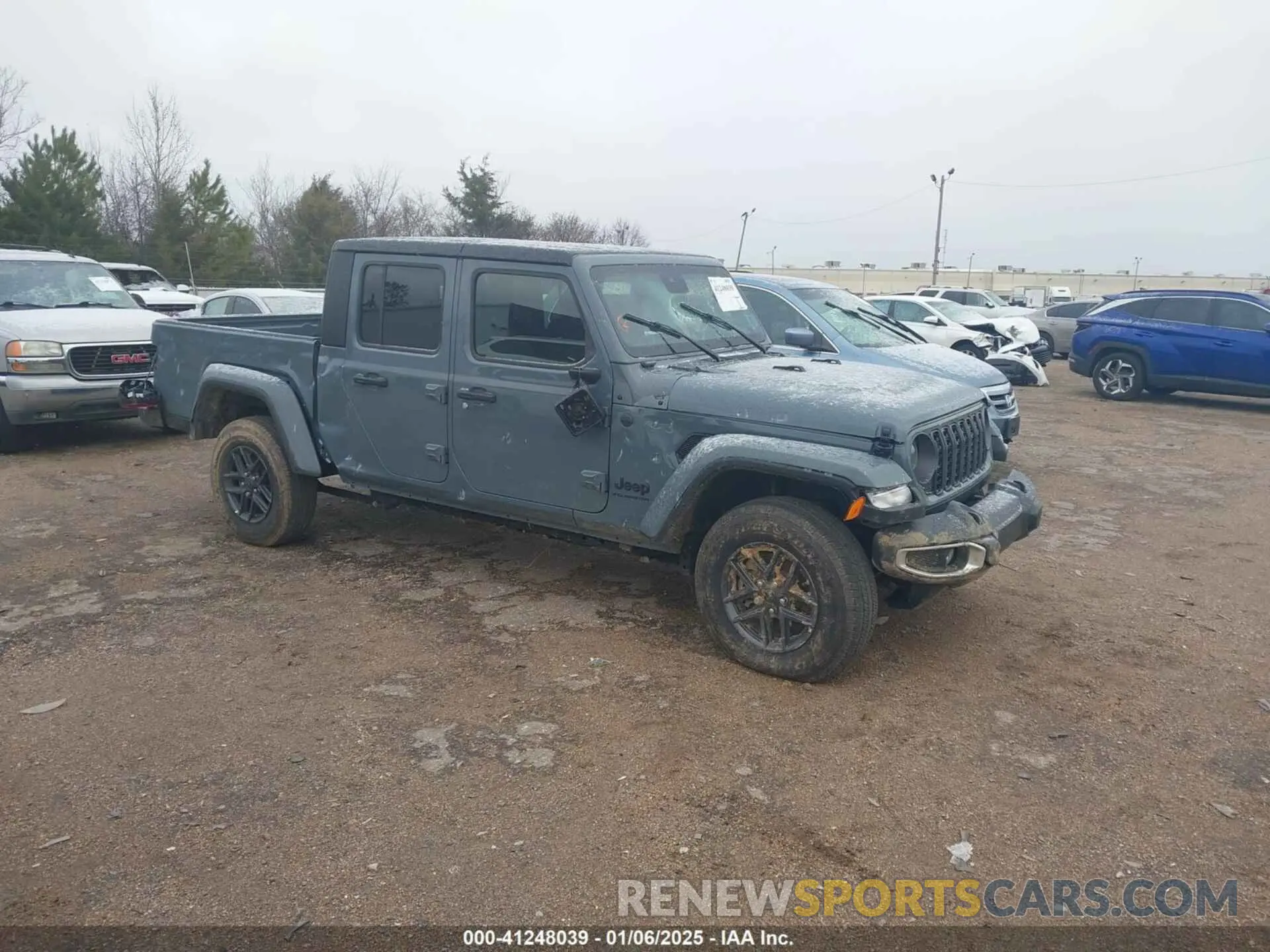 1 Photograph of a damaged car 1C6HJTAG5RL127973 JEEP GLADIATOR 2024