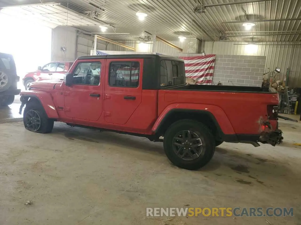 2 Фотография поврежденного автомобиля 1C6HJTAG7RL100645 JEEP GLADIATOR 2024