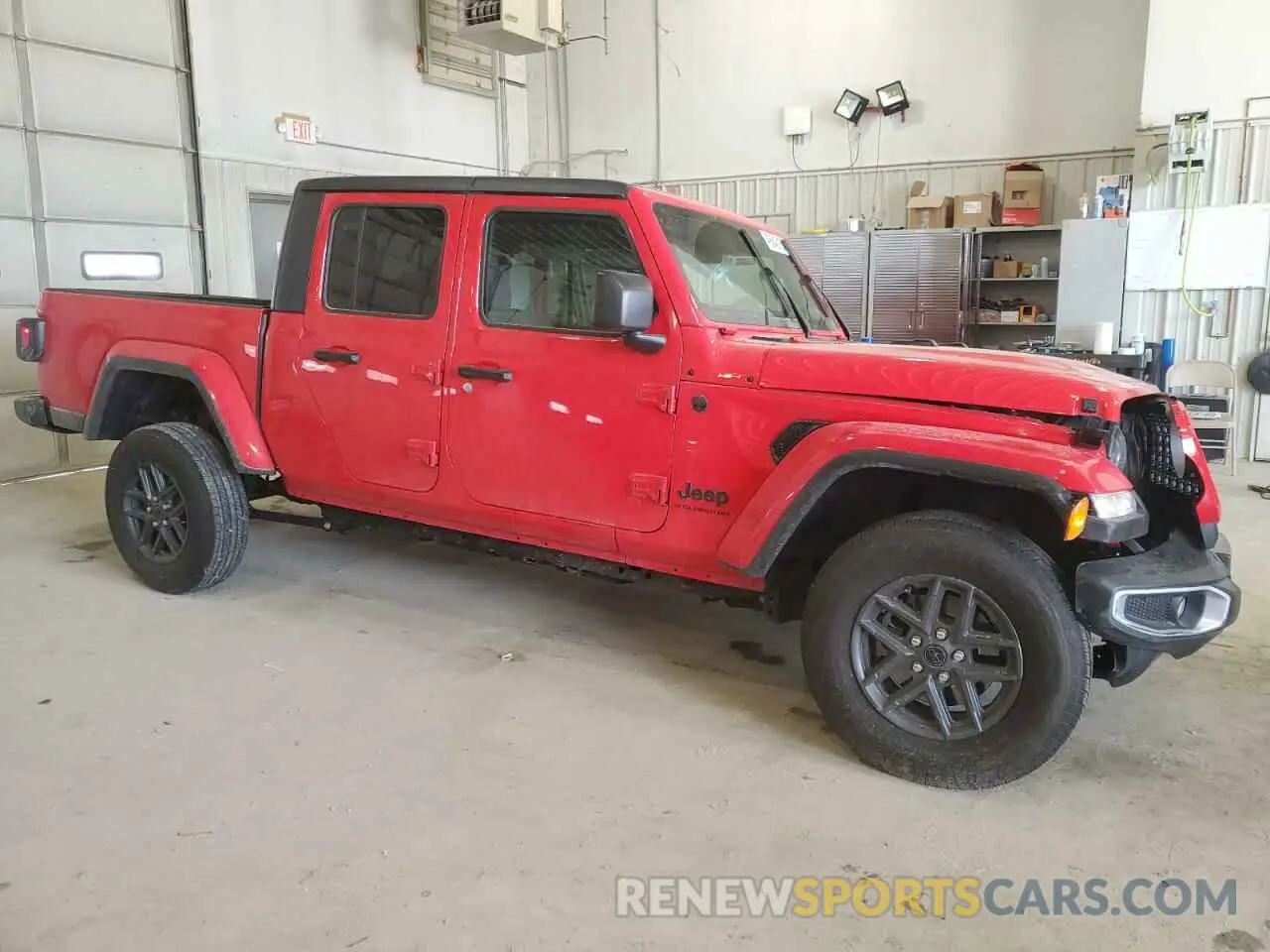 4 Фотография поврежденного автомобиля 1C6HJTAG7RL100645 JEEP GLADIATOR 2024
