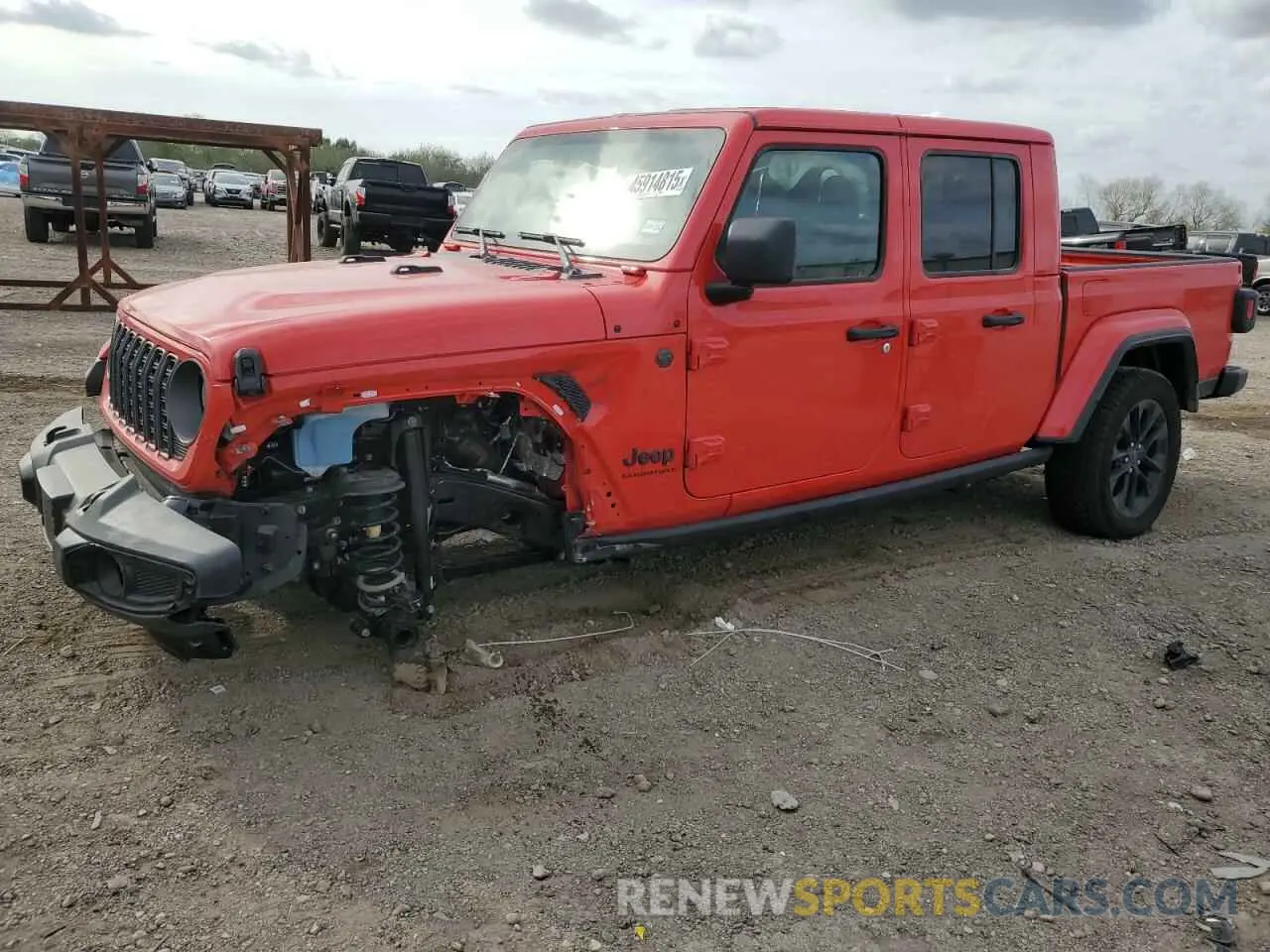 1 Photograph of a damaged car 1C6HJTAG7RL127120 JEEP GLADIATOR 2024