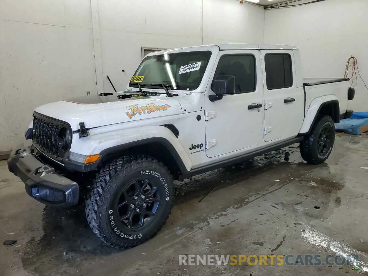 1 Photograph of a damaged car 1C6HJTAG8RL129605 JEEP GLADIATOR 2024
